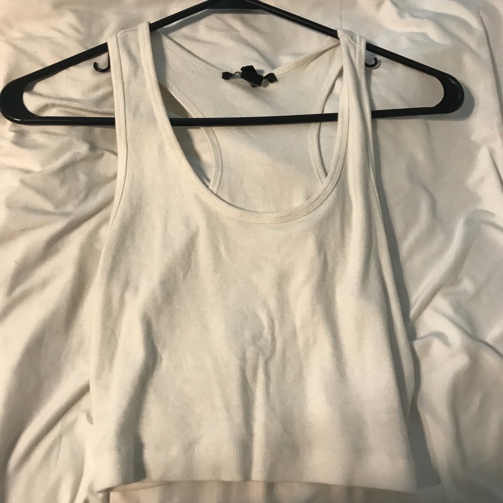 Forever 21 white crop top